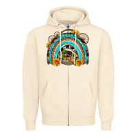 Sandshell easter rainbow olivia Zipper Hoodie - OliviaCreatesArt