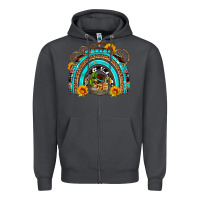 Smoke easter rainbow olivia Zipper Hoodie - OliviaCreatesArt