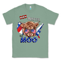 Sage Red White And Moo Cow Classic Tee - RanaPortraitStore