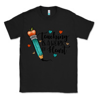 Black teaching i̇s a work of heart Classic Tee - JahusDesignShop