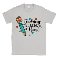 Moon Dust teaching i̇s a work of heart Classic Tee - JahusDesignShop