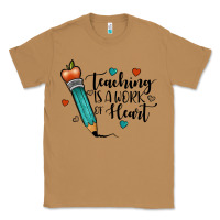 Toasted Coconut teaching i̇s a work of heart Classic Tee - JahusDesignShop
