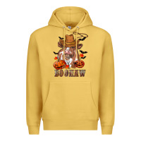 Antique Gold Boohaw Heifer Premium Hoodie - RanaPortraitStore
