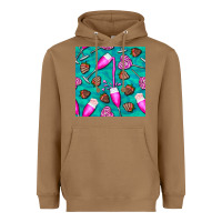 Toasted Coconut valentines day champagne and strawberry Heavyweight Hoodie - BundleAndBundleShop