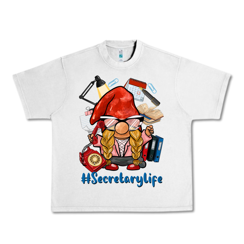 Secretary Life Gnome Urban Heavy Tee by BarkalooDesign | Teevron