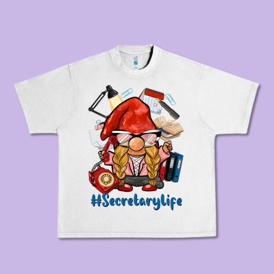 Secretary Life Gnome Urban Heavy Tee Designed By Barkaloodesign