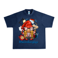 Navy secretary life gnome Urban Heavy Tee - BarkalooDesign