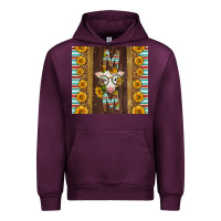 Mauve Wine Western Baby Calf Mom Urban Hoodie - LillyAllenDesigns