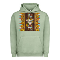 Pigment Oil Green Western Baby Calf Mom Urban Hoodie - LillyAllenDesigns