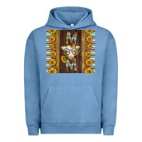 Pigment Pebble Blue Western Baby Calf Mom Urban Hoodie - LillyAllenDesigns