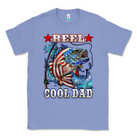 Colony Blue Reel Cool Dad Bass 4th of July Classic Tee - LillyAllenDesigns