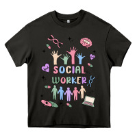 Asphalt social worker Heavy Core Tee - MaliasSmallBusiness