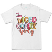 White iced coffee girly Premium Tee - MaliasSmallBusiness