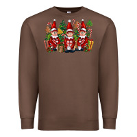 Chestnut Christmas Elfs Premium Sweatshirt - FaDigitalArtStudio
