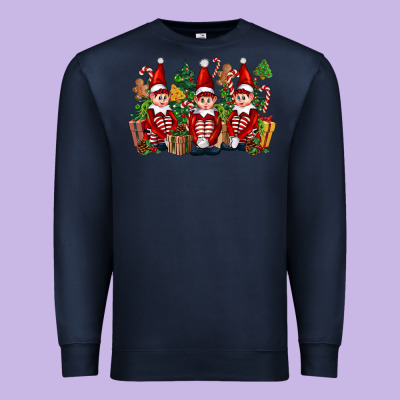 Christmas Elfs Premium Sweatshirt Designed By Fadigitalartstudio