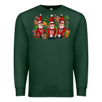 Sports Green Christmas Elfs Premium Sweatshirt - FaDigitalArtStudio