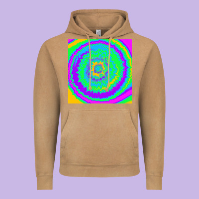 Tye Die Pattern Vintage Hoodie Designed By Ranaportraitstore