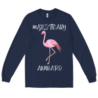 Navy Majestically Awkward Long Sleeve Tee - Bettercallsaul