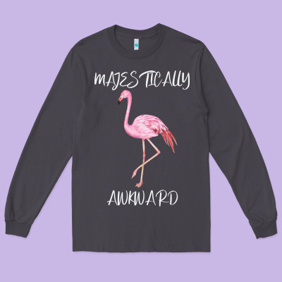 Majestically Awkward Long Sleeve Tee Designed By Bettercallsaul