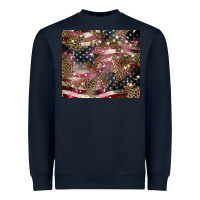 Navy American flag leopard pinktumbler Heavyweight Sweatshirt - HowdyJamesFarm