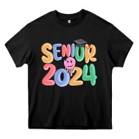 Black senior 2024 Heavy Core Tee - MaliasSmallBusiness