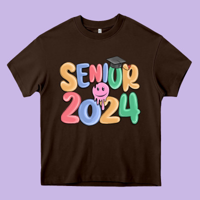 Senior 2024 Heavy Core Tee Designed By Maliassmallbusiness