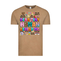 Vintage Coffee dear tiny human behind me Vintage Tee - Artiststas