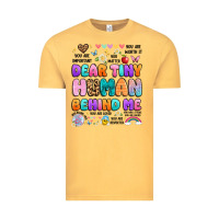 Vintage Mustard dear tiny human behind me Vintage Tee - Artiststas