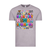 Vintage Zinc dear tiny human behind me Vintage Tee - Artiststas