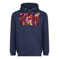 Navy One loved gigi Heavyweight Hoodie - FaDigitalArtStudio