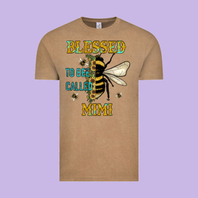 Blessed To Bee Called Mimi Vintage Tee Designed By Jahusdesignshop