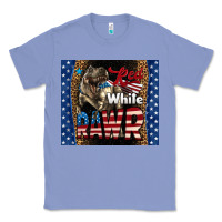 Colony Blue Western Red White Rawr Dinosaur Classic Tee - LillyAllenDesigns