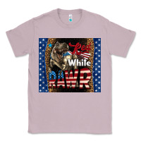 Lilac Western Red White Rawr Dinosaur Classic Tee - LillyAllenDesigns