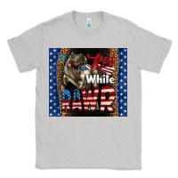 Moon Dust Western Red White Rawr Dinosaur Classic Tee - LillyAllenDesigns