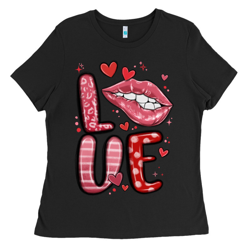Western Love Lips Ladies Tee by MaliasSmallBusiness | Teevron