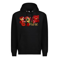 Black Love more Valentine's Day Premium Hoodie - FaDigitalArtStudio