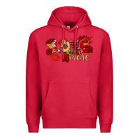 Cardinal Love more Valentine's Day Premium Hoodie - FaDigitalArtStudio