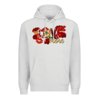 Dove Grey Love more Valentine's Day Premium Hoodie - FaDigitalArtStudio