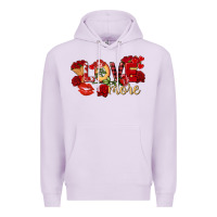 Lilac Love more Valentine's Day Premium Hoodie - FaDigitalArtStudio