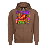 Chestnut let's get cray with crawfish olivia Zipper Hoodie - OliviaCreatesArt