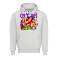 Dove Grey let's get cray with crawfish olivia Zipper Hoodie - OliviaCreatesArt