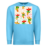 Ocean Blue mexico seamless pattern Premium Sweatshirt - FaDigitalArtStudio