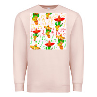 Pale Pink mexico seamless pattern Premium Sweatshirt - FaDigitalArtStudio