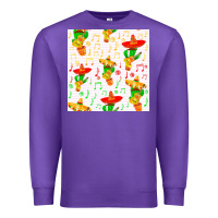 Purple mexico seamless pattern Premium Sweatshirt - FaDigitalArtStudio