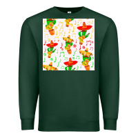 Sports Green mexico seamless pattern Premium Sweatshirt - FaDigitalArtStudio