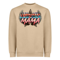 Mushroom American mama 4th of july Heavyweight Sweatshirt - HowdyJamesFarm