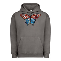 Pigment Tornado Patriotic American Butterfly Urban Hoodie - LillyAllenDesigns