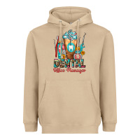 Mushroom dental office manager cold drink frappe Heavyweight Hoodie - FaDigitalArtStudio
