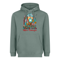 Sage dental office manager cold drink frappe Heavyweight Hoodie - FaDigitalArtStudio
