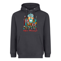 Smoke dental office manager cold drink frappe Heavyweight Hoodie - FaDigitalArtStudio